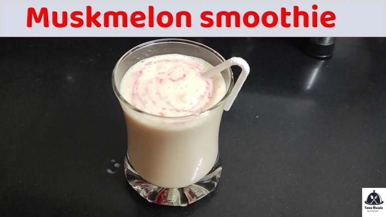 Muskmelon Smoothie | Healthy Breakfast Smoothie | Summer Drink | સક્કર ટેટી નો જ્યુસ |