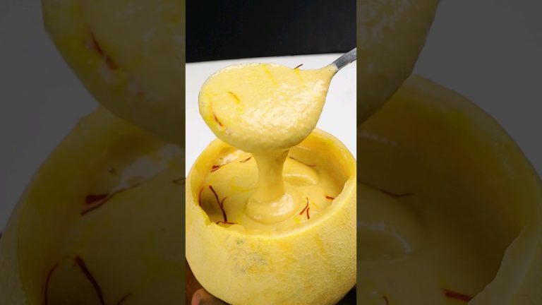 Healthy Muskmelon Smoothie 🍈🤤 #shorts