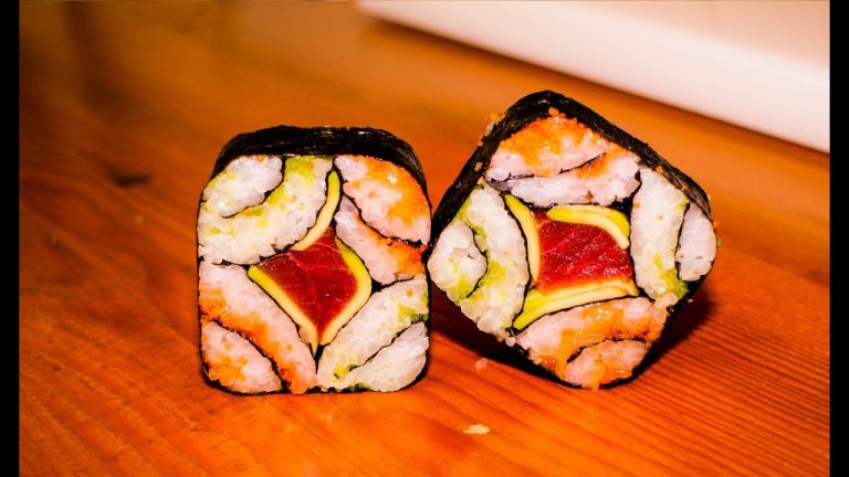 Mosaic Sushi Roll Recipe – Japanese Food Recipe