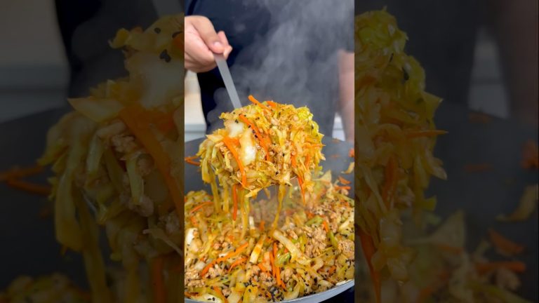 Egg Roll Bowl Meal Prep #mealsbyaldenb #healthyrecipes