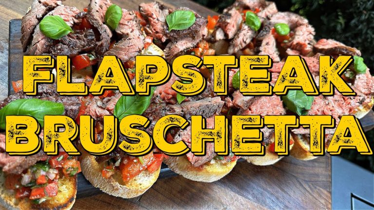 FLAPSTEAK BRUSCHETTA vom Grill