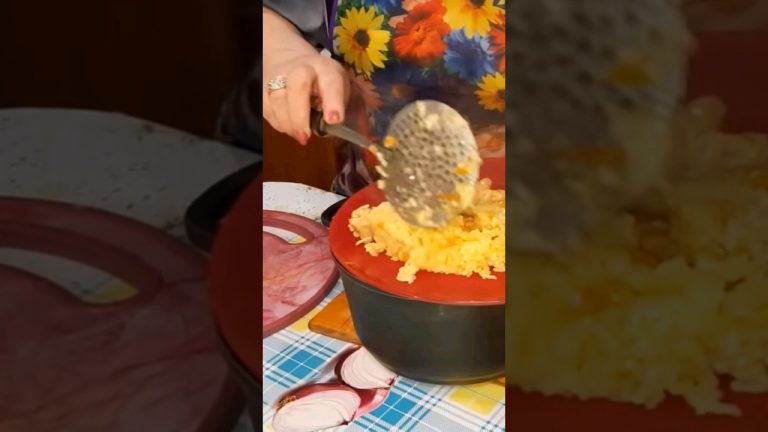 Вкусный, рассыпчатый плов!