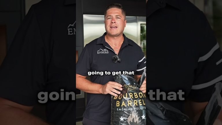 Bourbon barrel pellets for smokers!! #bbq #grill #smoker #shorts