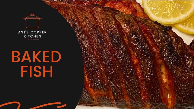GRILLED FISH IN OVEN RECIPE | BAKED FISH RECIPES | TANDOORI FISH RECIPE
