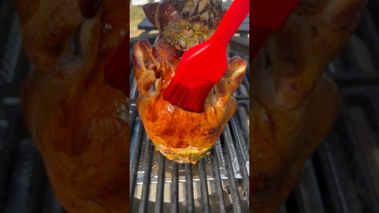 Tropical Teriyaki Chicken #food #bbq #teriyaki #kamadojoe #grill