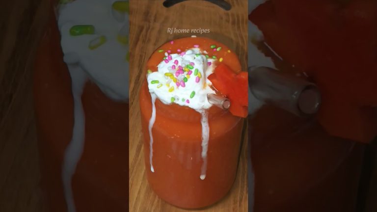 Papaya juice recipe #shorts #shortvideo #youtubeshorts