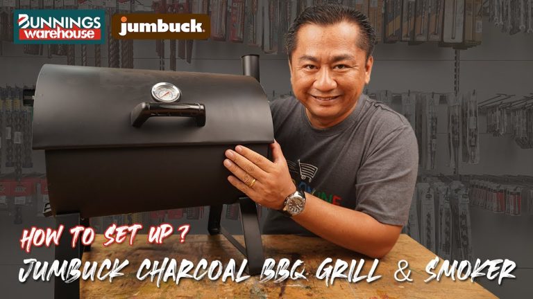 How to set up Jumbuck Gens-10 Charcoal BBQ Grill & Smoker | Bunnings Warehouse