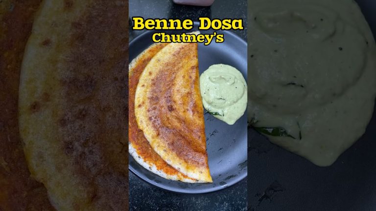 🥘பென்னே தோசை சட்னி's 😋🥘👌| Benne Dosa chutney's recipe 😋👌#shorts #dosa #breakfast