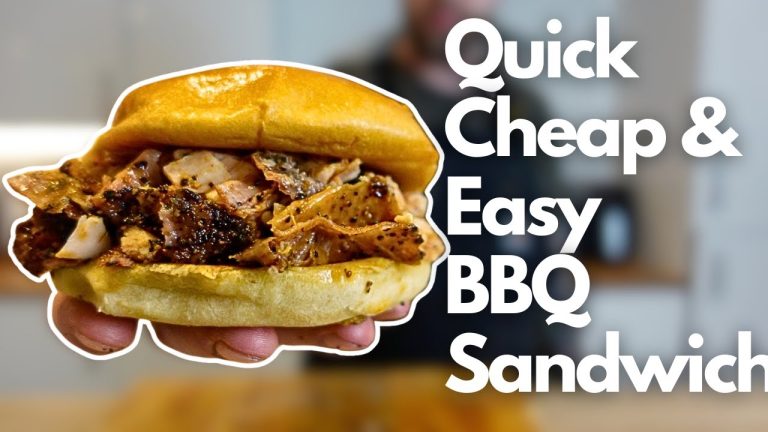 This Is Probably The Quickest And Cheapest BBQ Sandwich You'll Ever Make