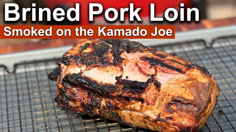 Simple Yet AMAZING – Smoked BBQ Pork Loin on a Kamado Joe