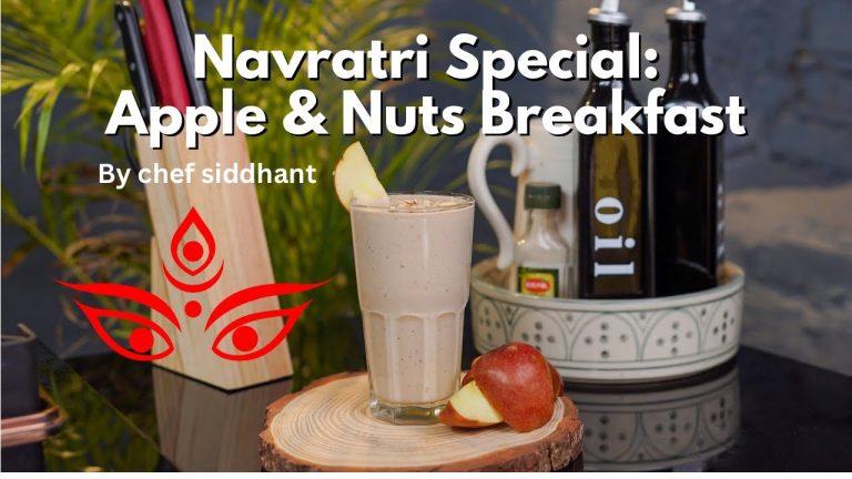 Navratri Special  Apple & Nuts Breakfast Smoothie Try this Energy Drink! Apple Smoothie #shorts