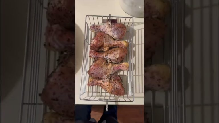 $2.90 🍗 BBQ meal with RotoQ360 🔥Prep by ​⁠@CharlieHudgins #cheapeats #rotisserie #drumsticks