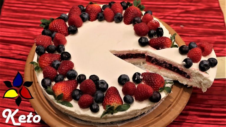 Raspberry Surprise No Bake Cheesecake | Keto Dessert Recipes