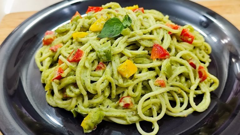 मेघी, नूडल्स सब भूल जाओगे जब बनाएंगे ये Spaghetti Pesto Pasta – Easiest Spaghetti Pasta Recipe