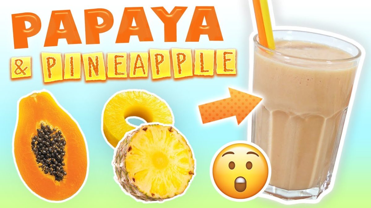 Papaya Pineapple Smoothie (Fat Burning Smoothie Recipe)