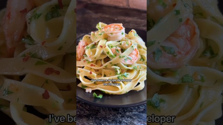 5 INGREDIENT Firecracker Shrimp with Pasta