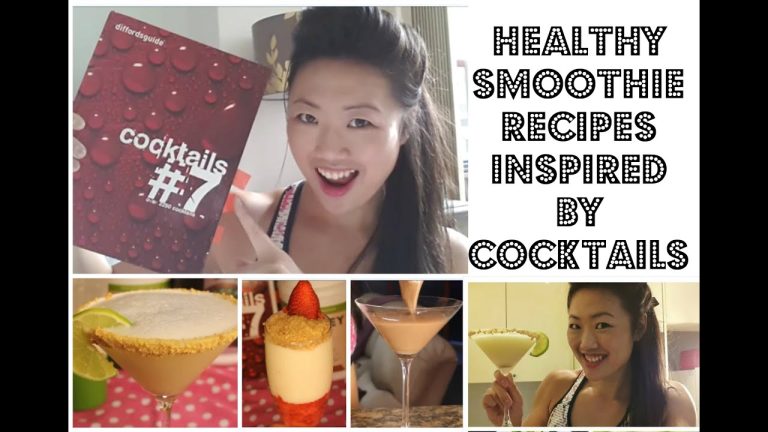 6 PROTEIN SHAKE RECIPES INSPIRED BY COCKTAILS | QUICK EASY HEALTHY SMOOTHIE RECIPES |