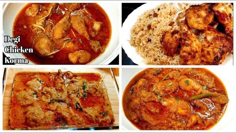 4 Dawat Special Chicken Recipes | Chicken Mughlai-Chicken Changezi-BBQ- Korma | by Delhi Cookbook