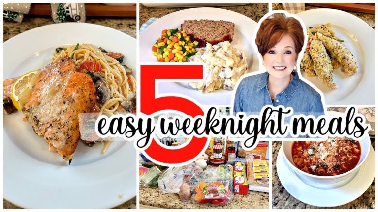 5 EASY WEEKNIGHT RECIPES / CLASSIC TIME SAVING MEALS