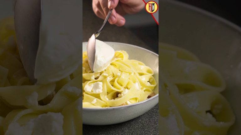 🇷🇴 Romanian cottage cheese pasta #kitchendraft #shorts