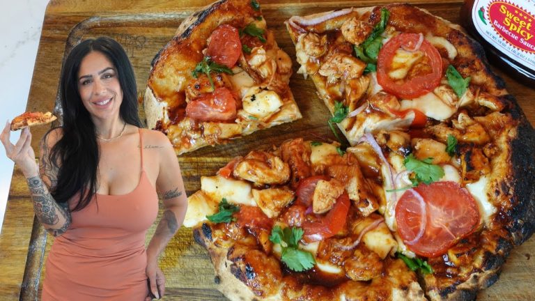 Easy BBQ Chicken Pizza
