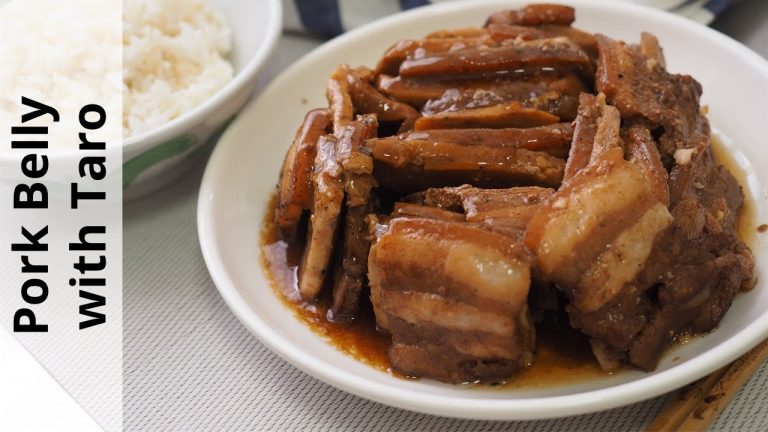 Pork Belly With Taro (芋頭扣肉) Recipe | A Traditional Hakka Delicacy