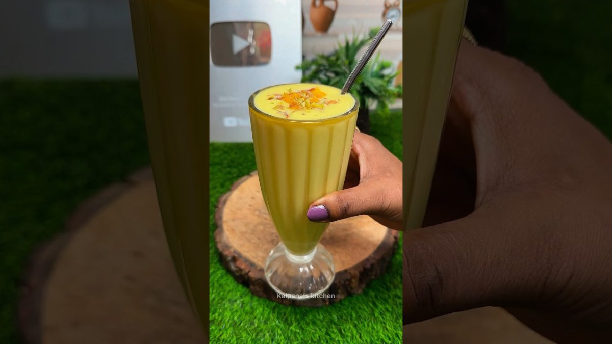Summer special Mango shake 🥭🥭😍😍… #shorts #mangoshake #mango #viral #kalpanaskitchen
