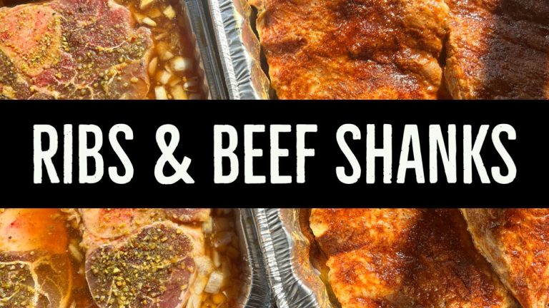 Root Beer Ribs & Smoked Beef Shanks Recipe