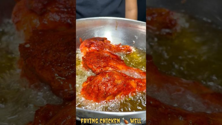 Cooking Chicken Fire Leg Piece in 60 Seconds #TikTok