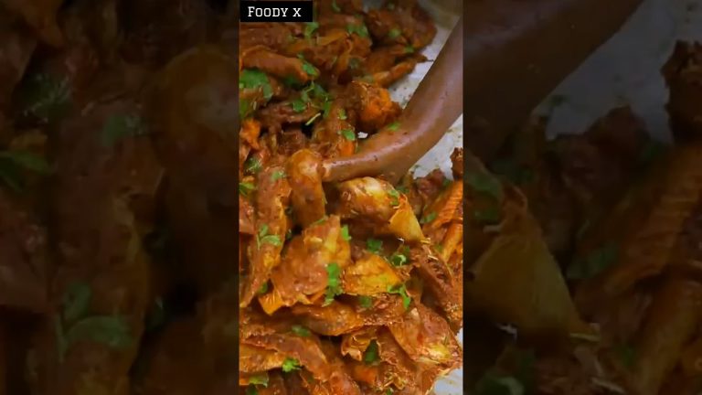Palm leaf chicken fry #cooking #viral #shorts