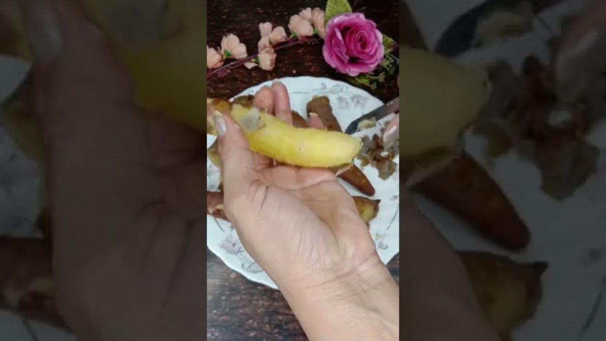 easy and 5 minutes recipe of sweet potato| 5 मिनट में बनने वाली शकरकंदी रेसिपी #shorts #sweetpotato