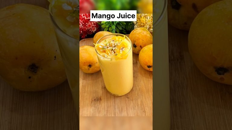 Mango Juice Recipe | How to make  mango juice at home #shorts #viral #mango #juice