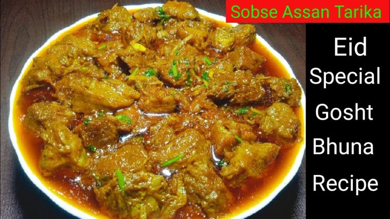 Gosht Bhuna Banane Ka Sobse Assan Tarika/Bhuna Gosht Recipe/Beef Recipes