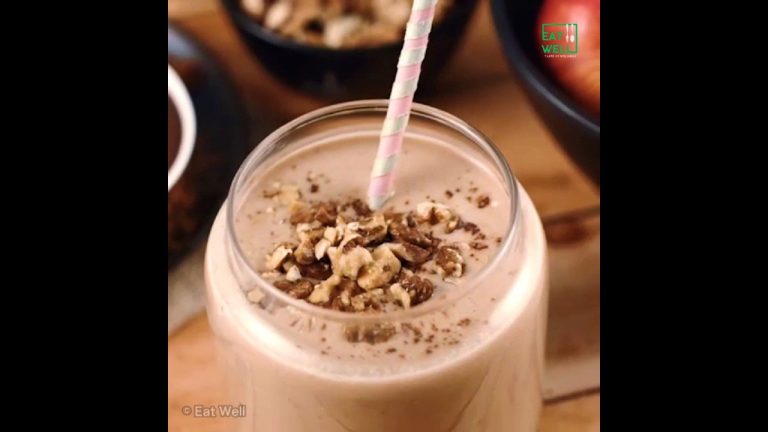 Apple Walnut Smoothie | Easy Blender Recipe #smoothie #recipe