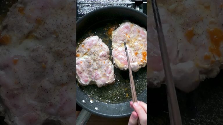 Crispy Pan-Fried Chicken with Homemade Ponzu Sauce #chickenrecipe #japaneserecipe #recipe