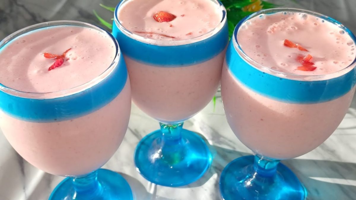 Strawberry banana smoothie||Strawberry banana smoothie banane ka tarika||Yummy shummy Recipes||