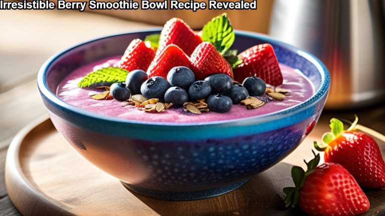 Irresistible Berry Smoothie Bowl Recipe Revealed