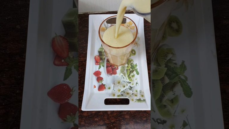 Mango Recipe/Mango Smoothie/Summer Drinks/Mango Shake#food #shortsfeed