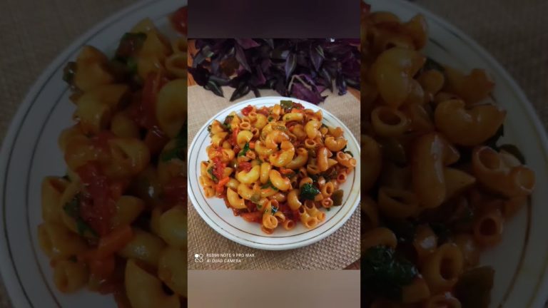 Without onion garlic Macaroni recipe#youtubeshorts #macroni #viral #healthylifestyle