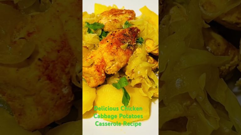 #MOUTHWATERING Chicken Cabbage Potatoes Combo Recipe