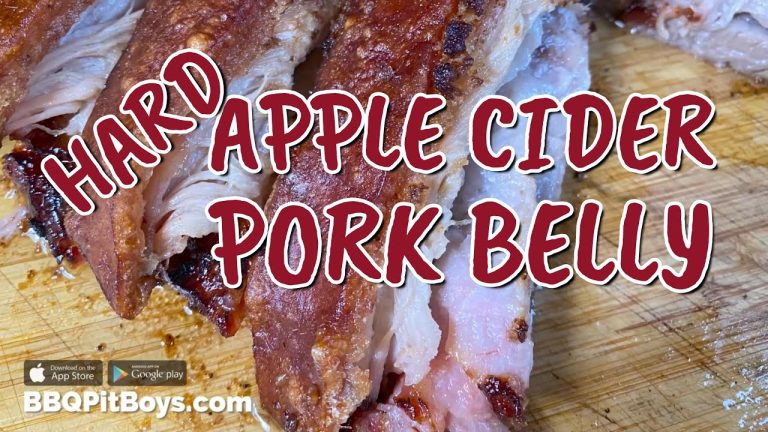 Hard Apple Cider Pork Belly
