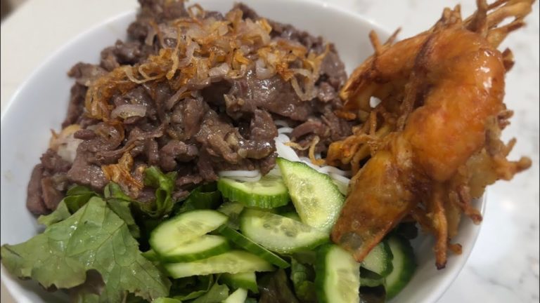 Stir Fry Beef Vermicelli Recipe (Bun Bo Xao)