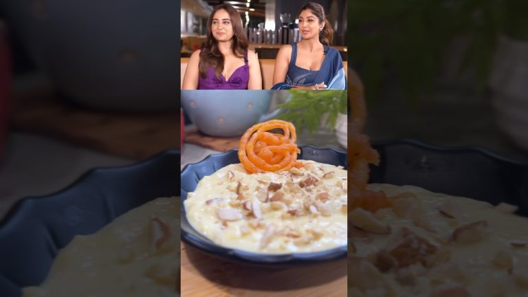 Shilpa Shetty’s fav jalebi rabri #shilpashetty #bollywood #celebrityrecipe #viral #trending #shorts