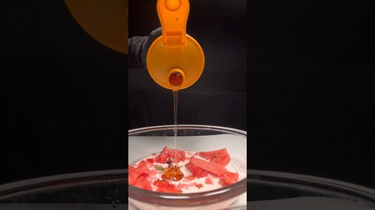 Refreshing Watermelon milkshake juice recipe #shorts #asmr #trending