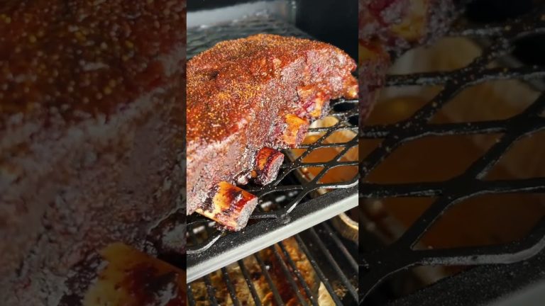 Meat lover's paradise! 🔥😍 #shorts #ribs #bbq #smokergrill #weekendvibes