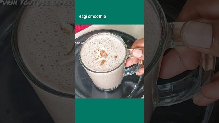 రాగి స్మూతి బ్రేక్ఫాస్టు డిన్నర్ best weight loss recipe 10 ని: లో #ytshorts #shortsvideo