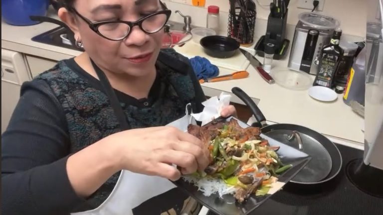 Saturday Live Cooking: Pork Chops and Pansit