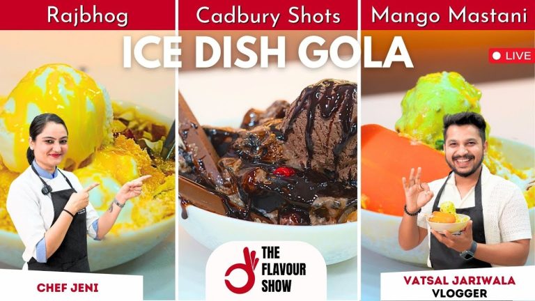 Cadbury shots, Rajbhog & Mango Mastani Ice Dish | Easy Homemade Dessert recipe|