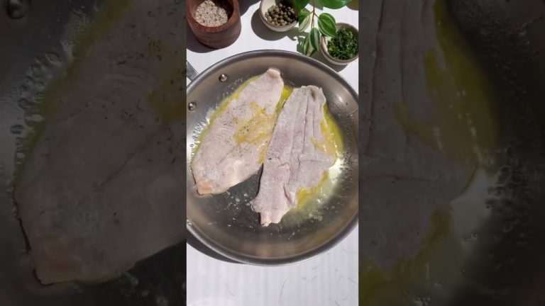 Sole Meunière ✨ #seafood #fish #shorts