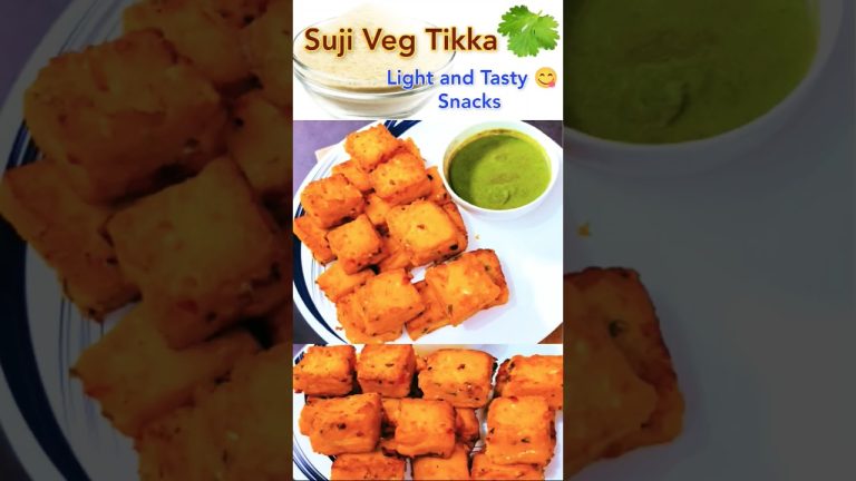 Suji veg tikka recipe #shorts #viral #trending